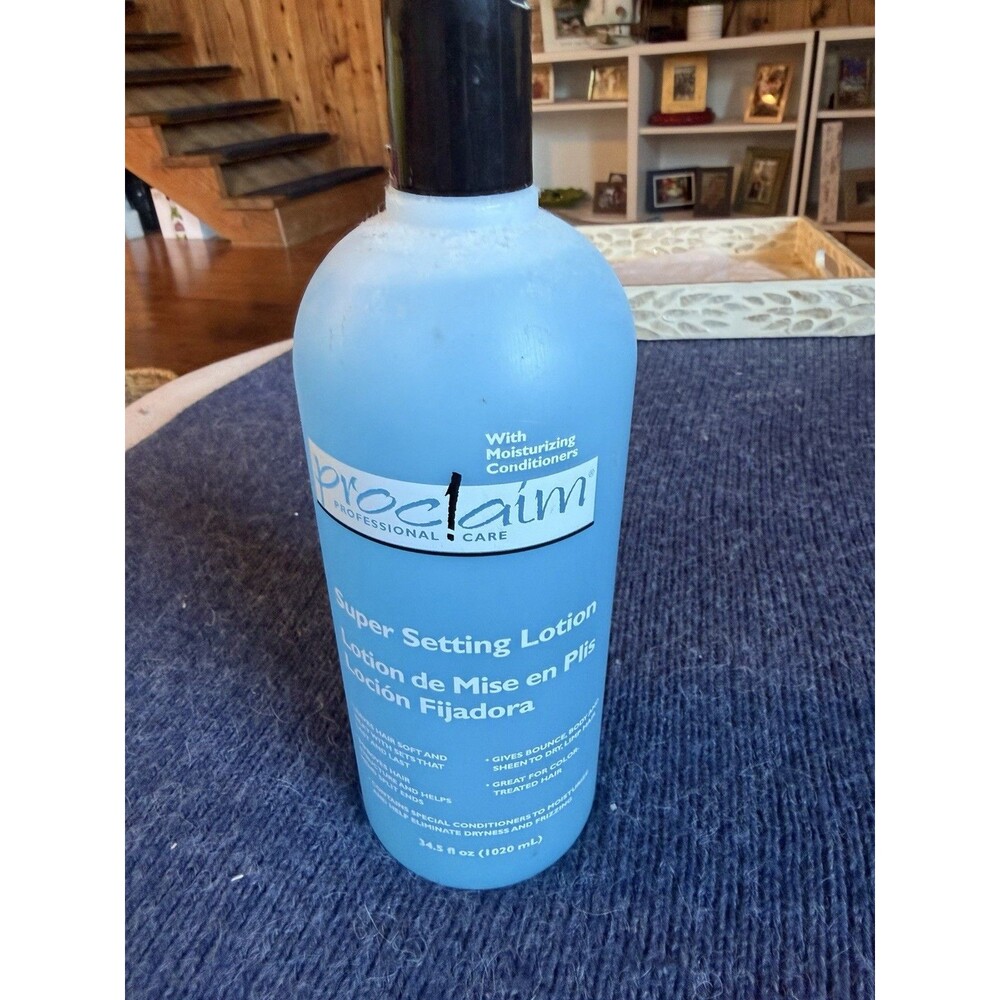 Proclaim Super Setting Lotion Gives Bounce and Sheen Improves Hair 34.5 Fl Oz